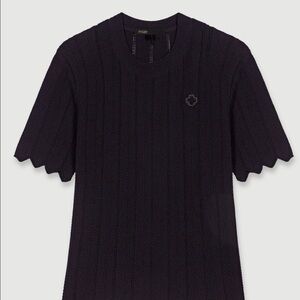 Maje Rib Knit Top